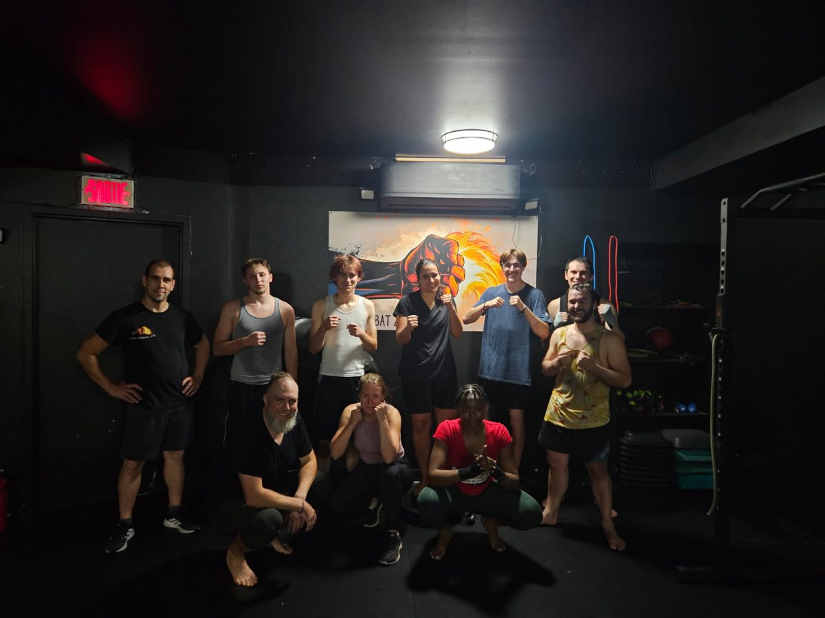 Photo de groupe après un cours